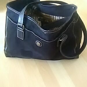 💲1⃣ Add On▶▶Black Vintage Nine West Tote Bag 17x11h